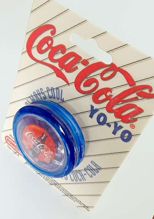 VINTAGE - GENUINE 1997 COCA COLA DUNCAN YOYO - ORIGINAL PACKAGING - VERY RARE & HIGHLY COLLECTIBLE
